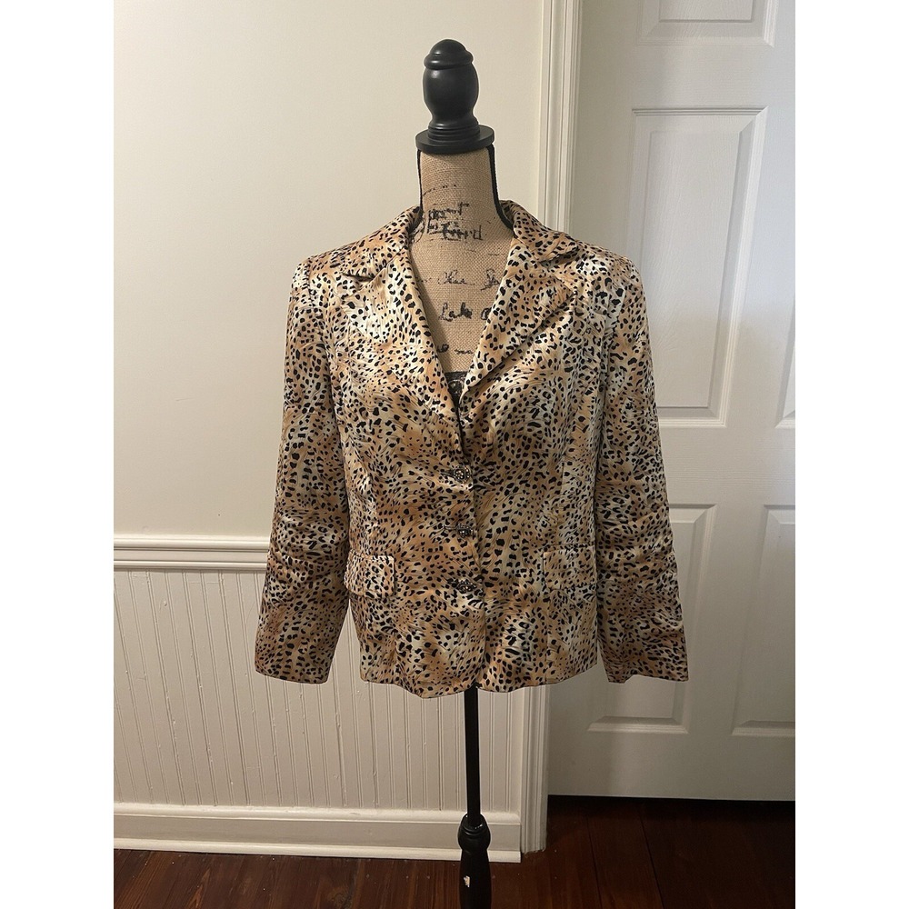 Vintage As-HRO Animal Print Blazer Size 12
